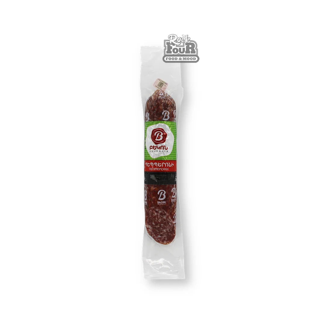 Raw smoked sausage "Bacon Pepperoni" 192g